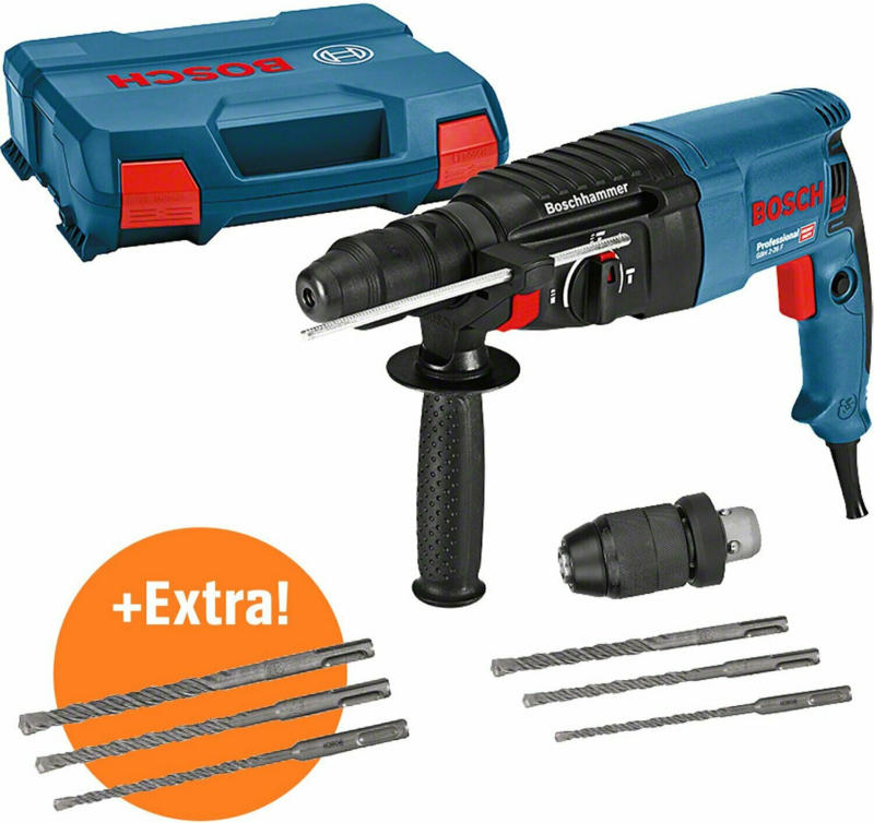 Bosch Professional Bohrhammer GBH 2-26 F Set inkl. 2 Bohrer-Sets