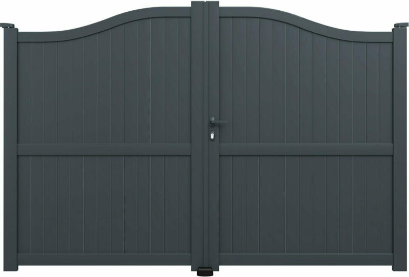 Soncost Doppeltor Adaufe Anthrazit 300 cm x 180/200 cm