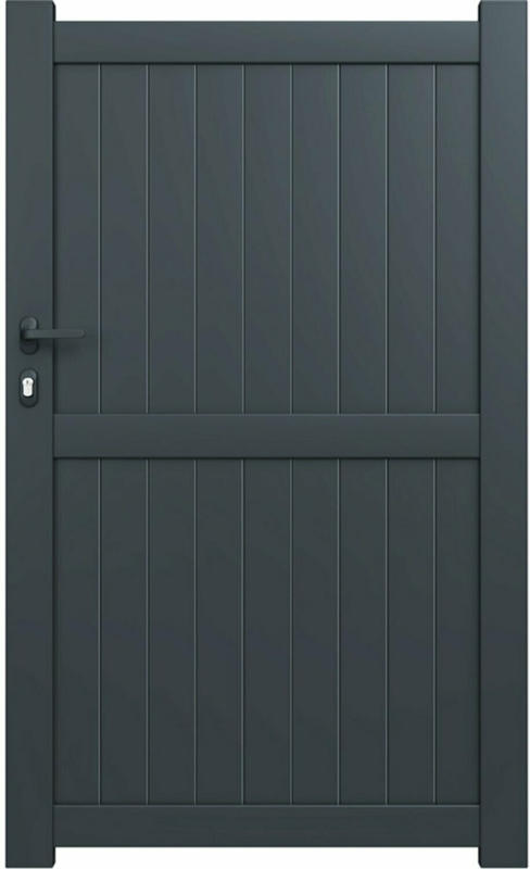 Soncost Einzeltor Adaufe Anthrazit 100 cm x 180 cm