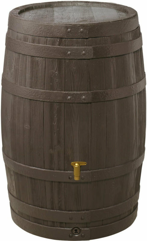 4Rain Regentonne Vino 250 l Dunkelbraun