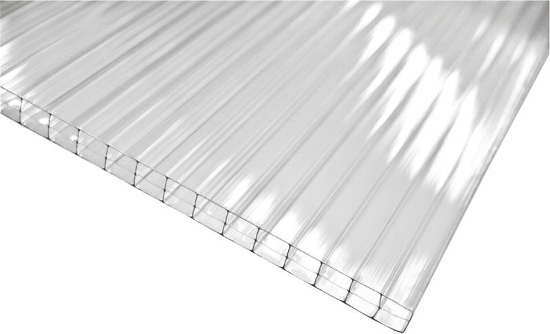Hohlkammerplatte 16 mm transparent 200 cm x 98 cm