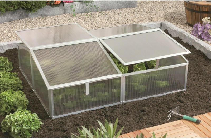 Vitavia Frühbeet Gaia 2X 39 cm x 120 cm x 100 cm Aluminium
