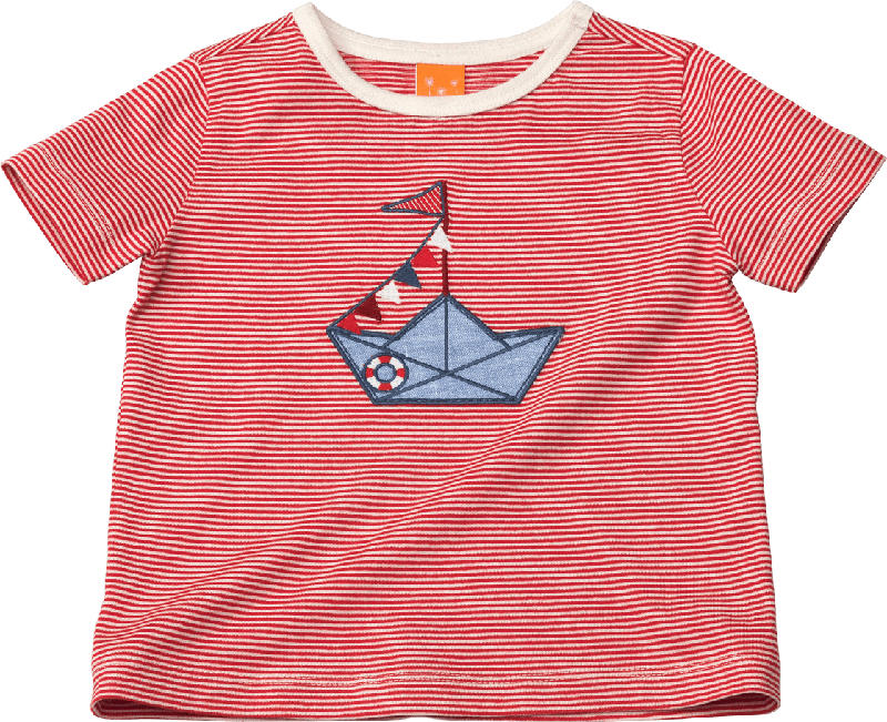 PUSBLU Kinder Shirt, Gr. 92, in Baumwolle, rot