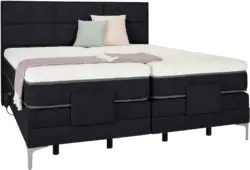 Boxspringbett in Dunkelblau ca. 180x200cm
