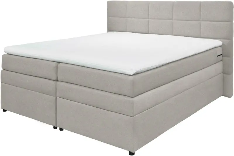Boxspringbett in Beige ca. 180x200cm