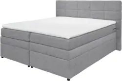 Boxspringbett in Grau ca. 180x200cm