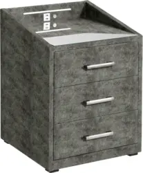 Nachtkästchen in Grün