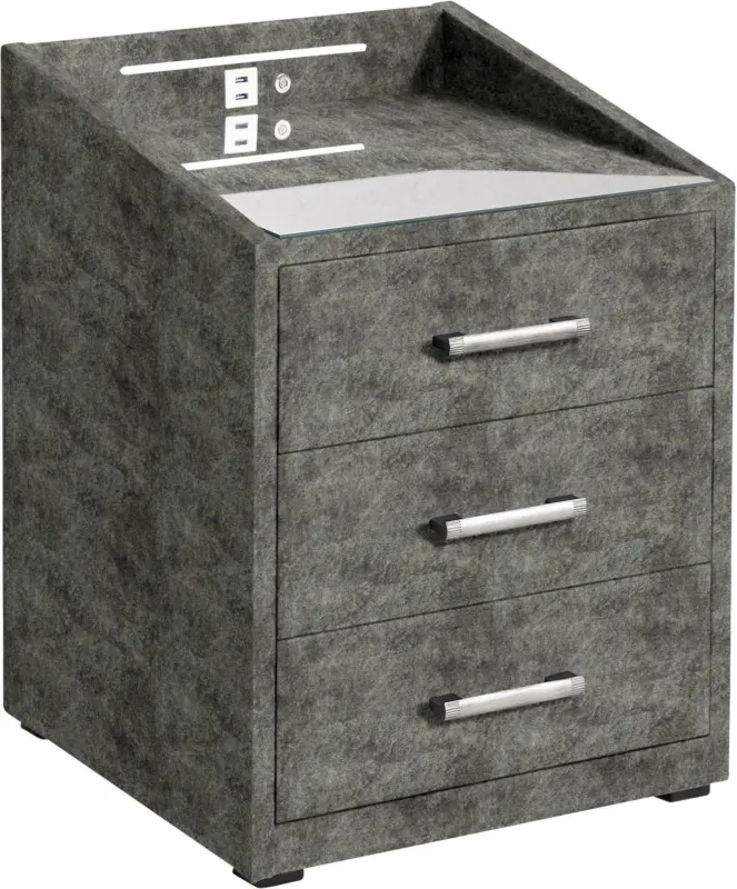 Nachtkästchen in Grün