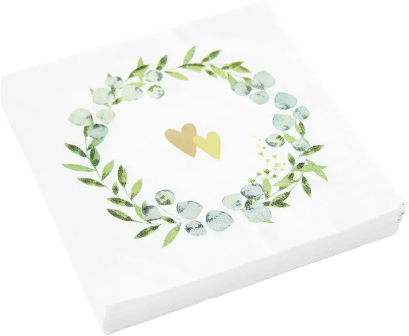 Serviette Kai in Bunt