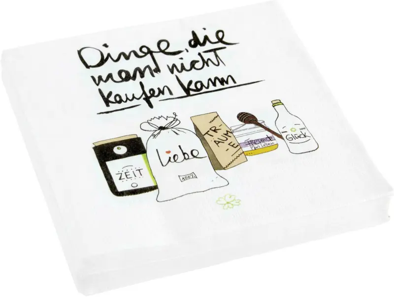 Serviette Laura in Weiß