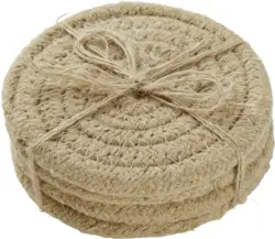 Untersetzerset Jute in Braun