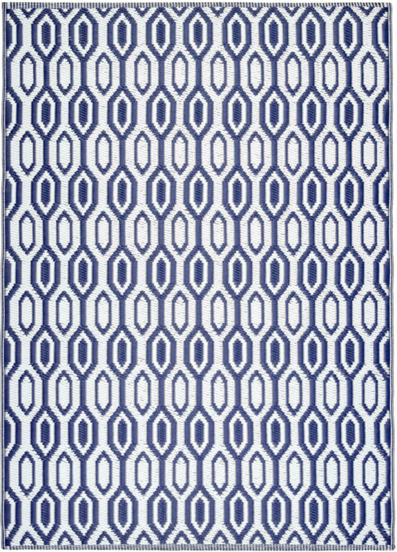 Outdoorteppich Florida in Blau ca. 120x170cm
