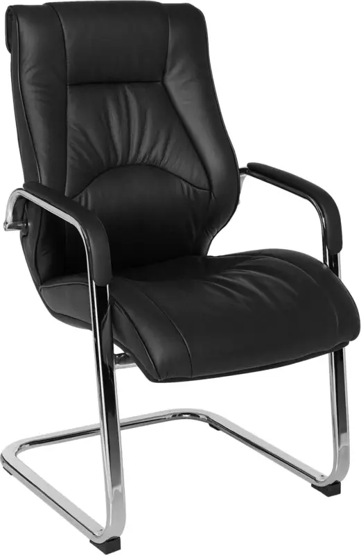 Besucherstuhl 'Rimini', schwarz