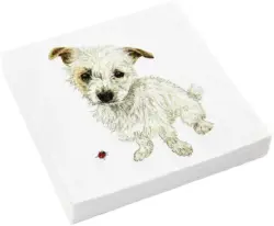 Serviette Kai in Weiß