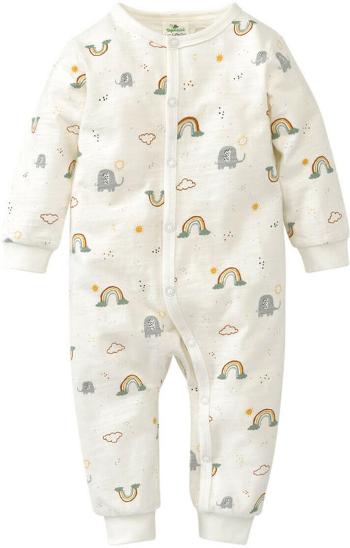 Baby Schlafanzug mit Elefanten allover (Nur online)