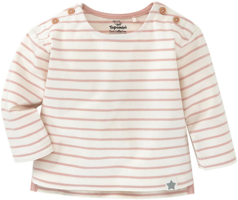 Newborn Langarmshirt im Ringel-Look (Nur online)