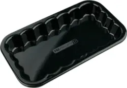 Grillschale BBQ aus Metall in Schwarz