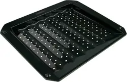 Backblech BBQ aus Metall in Schwarz