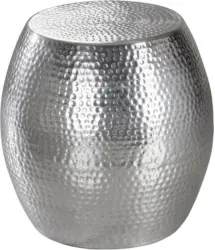 Beistelltisch 'WL5.466' , Ø ca. 31 cm, silber