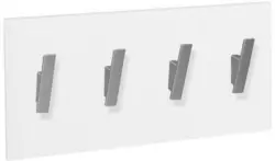 Hakenleiste 'Danu' , weiß