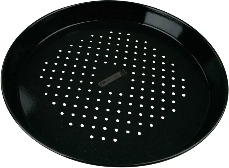 Pizzablech BBQ aus Metall in Schwarz