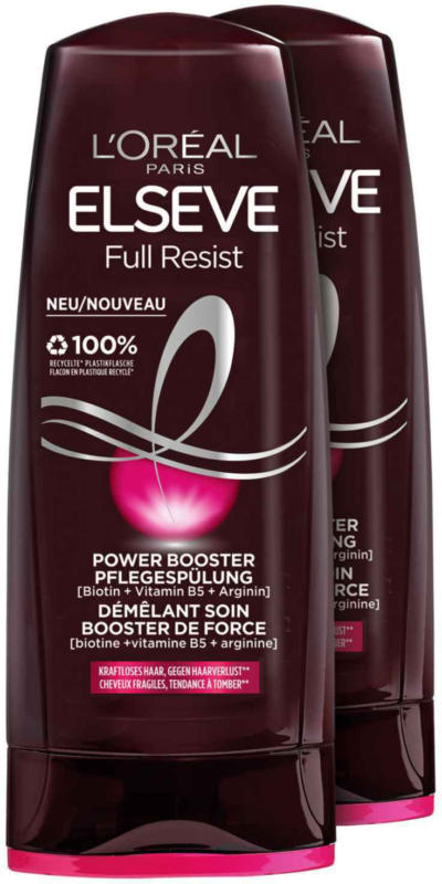 L'Oréal Elseve Full Resist Power Booster Balsamo 2 x 200 ml -