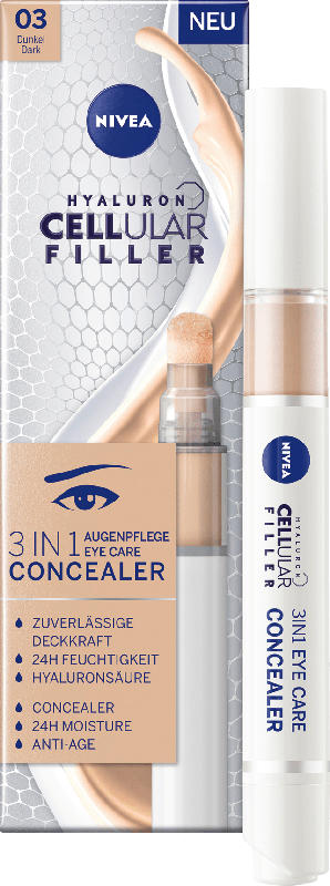 NIVEA Augenpflege Concealer 3in1 dunkel