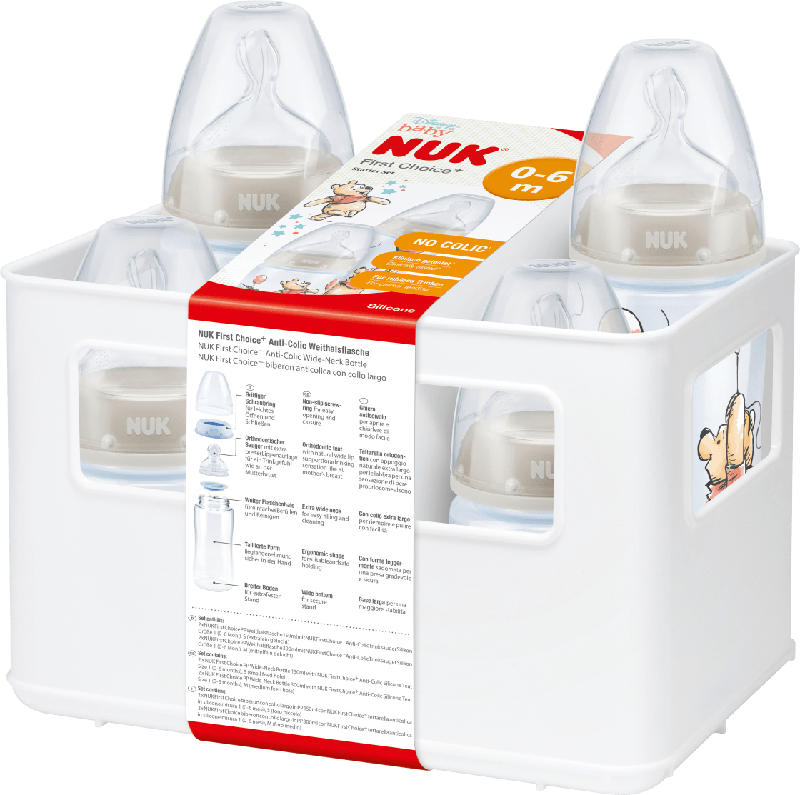 Nuk Starter Set Disney First Choice Tem. Control 0-6 Monate