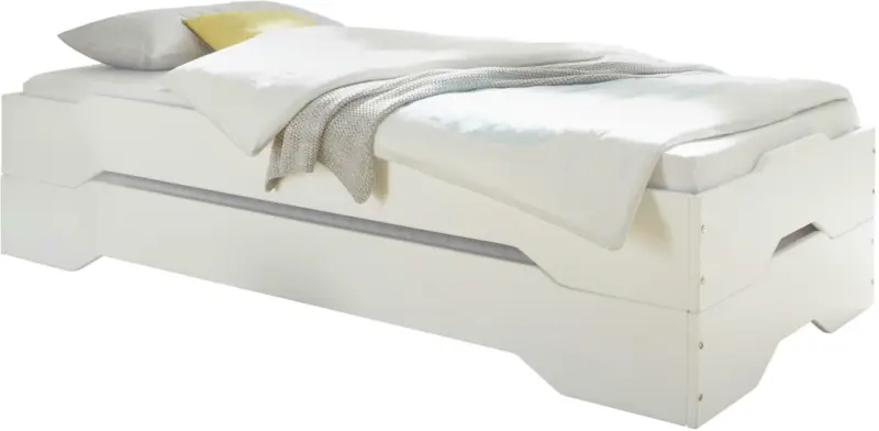 Stapelbett in Weiß 'Double 90x200 CM Weiß'