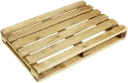 Dekotablett Pallett in Braun