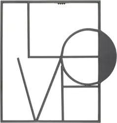 Wanddeko Sora in Schwarz