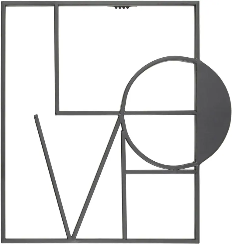 Wanddeko Sora in Schwarz