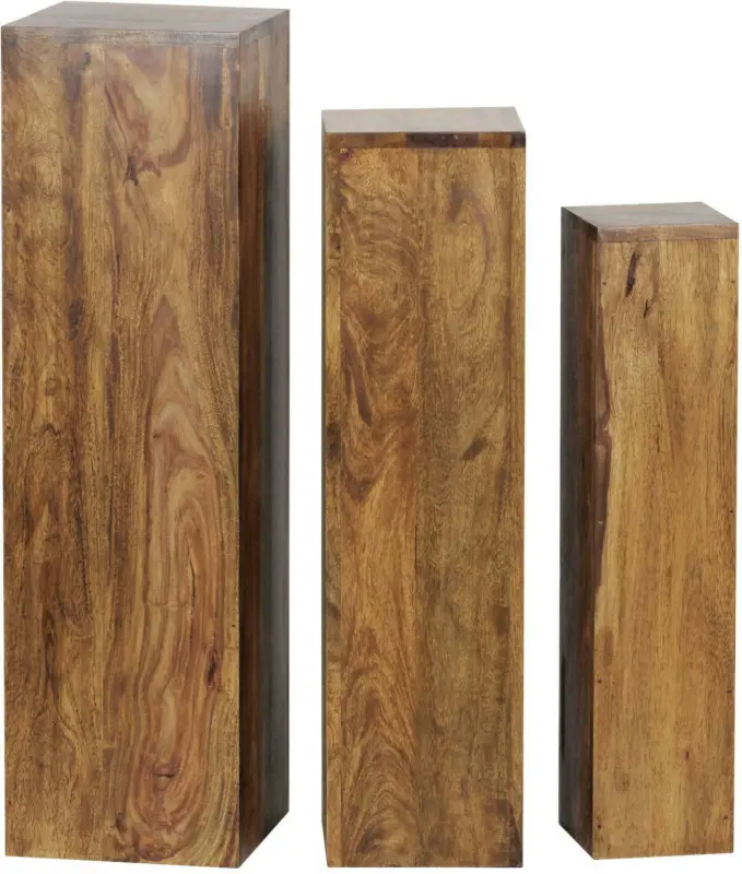 Blumentischset 'WL1.566' , 3 - er Set , aus Sheesham