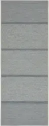 Flachwebeteppich Kate in Blau/Weiß ca. 80x200cm