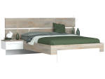 Bett PRADO 180x200cm Matt eiche
