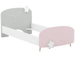Bett STAR 90x200cm rosa