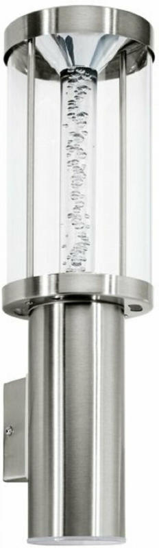 LED Außen-Wandleuchte „Trono Stick“, 11x35 cm, edelstahl