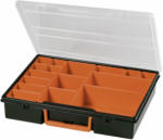 HELLWEG Baumarkt Sortierkasten „TO 716“, mit 16 Boxen, schwarz mit 16 Boxen