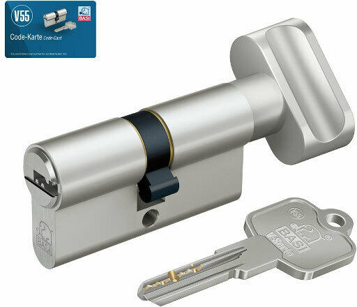 Profil-Knaufzylinder „V55“, K35x30mm, ohne Not- & Gefahrenfunktion, Gleichschließung Nr.20