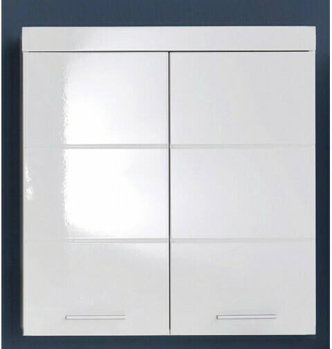 Badhängeschrank Amanda Weiß Hochglanz ca. 73 x 77 x 23 cm