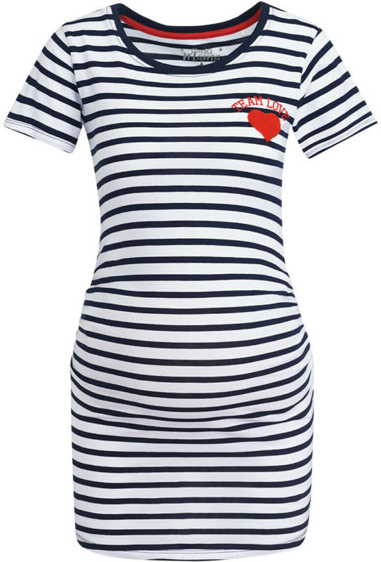 Damen Umstands-T-Shirt mit Herz-Applikation (Nur online)