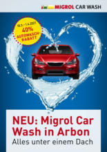 Migrol Car Wash Arbon: 40% Rabatt