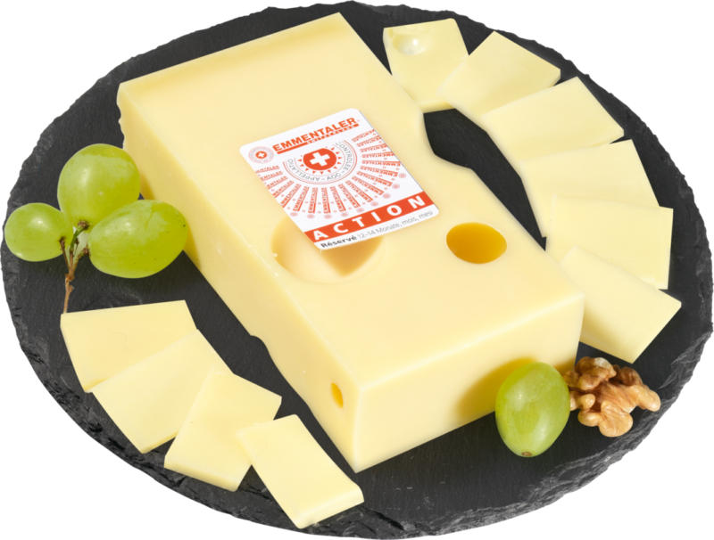 Emmentaler AOC Hartkäse Réserve, ca. 400 g, per 100 g
