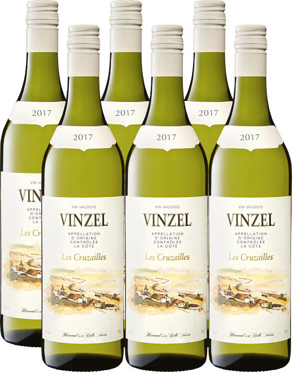 Les Cruzailles Vinzel AOC La Côte , 2019/2020, Vaud, Suisse, 6 x 70 cl