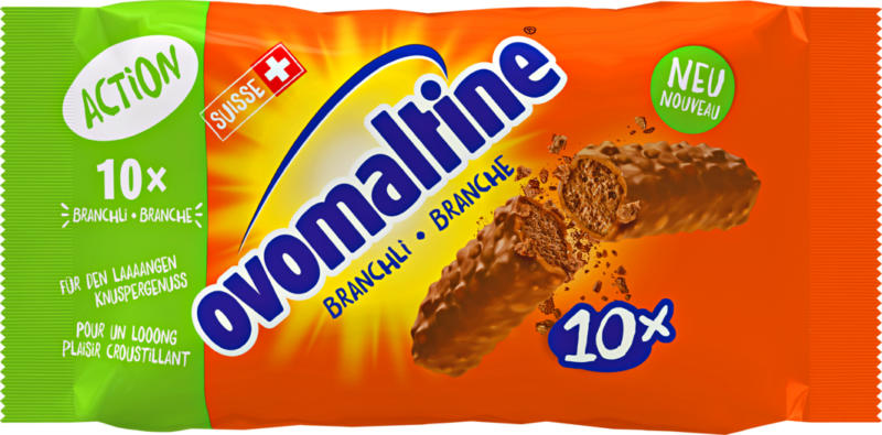 Branches Ovomaltine Wander , 10 x 22 g