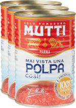 Denner Polpa di pomodoro Mutti , 3 x 400 g - al 22.08.2022