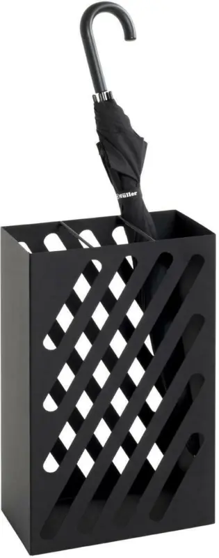 Schirmständer Tessin aus Metall in Schwarz