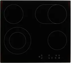 Glaskeramikkochfeld in Schwarz 'KF4-2KB'