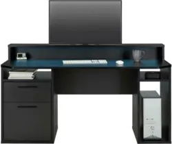 Gaming Tisch in Schwarz