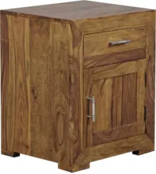 Nachtkästchen 'Mumbai', aus Sheesham